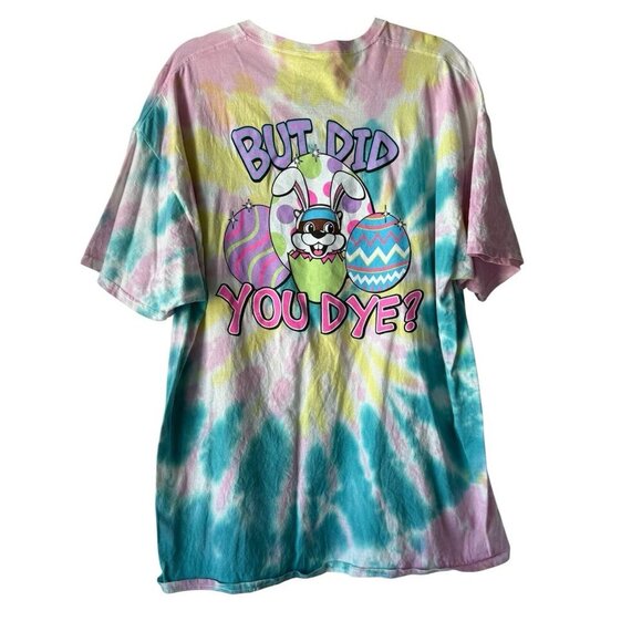Buc-ees Springtime Easter Tee Size 2XL “But Did You Dye?” Graphic T-Shirt - Picture 2 of 7